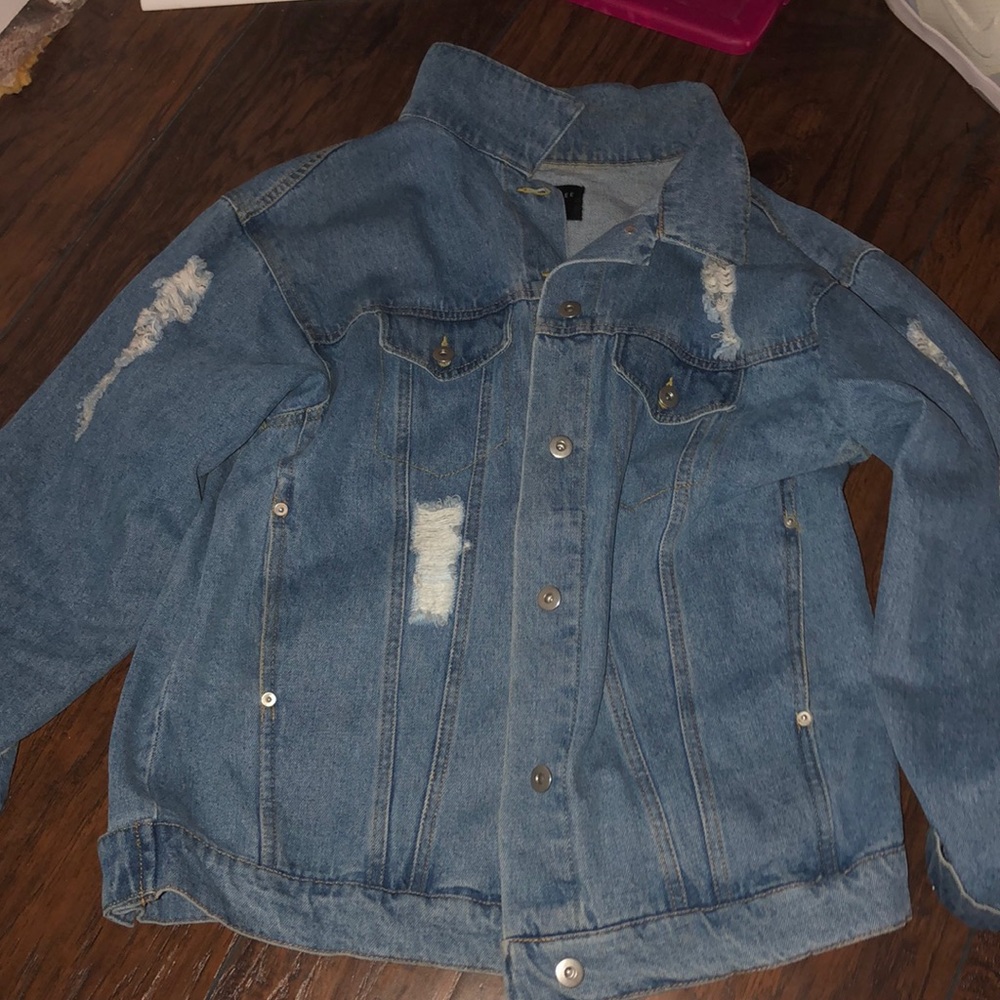 oversized jean jacket